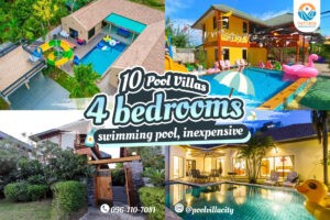 Pool Villa Pattaya 4 Bedrooms has a pool